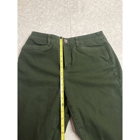 Christopher And Banks Pants Women’s Size 6 Short Signature Slimming Olive Green - Picture 9 of 13